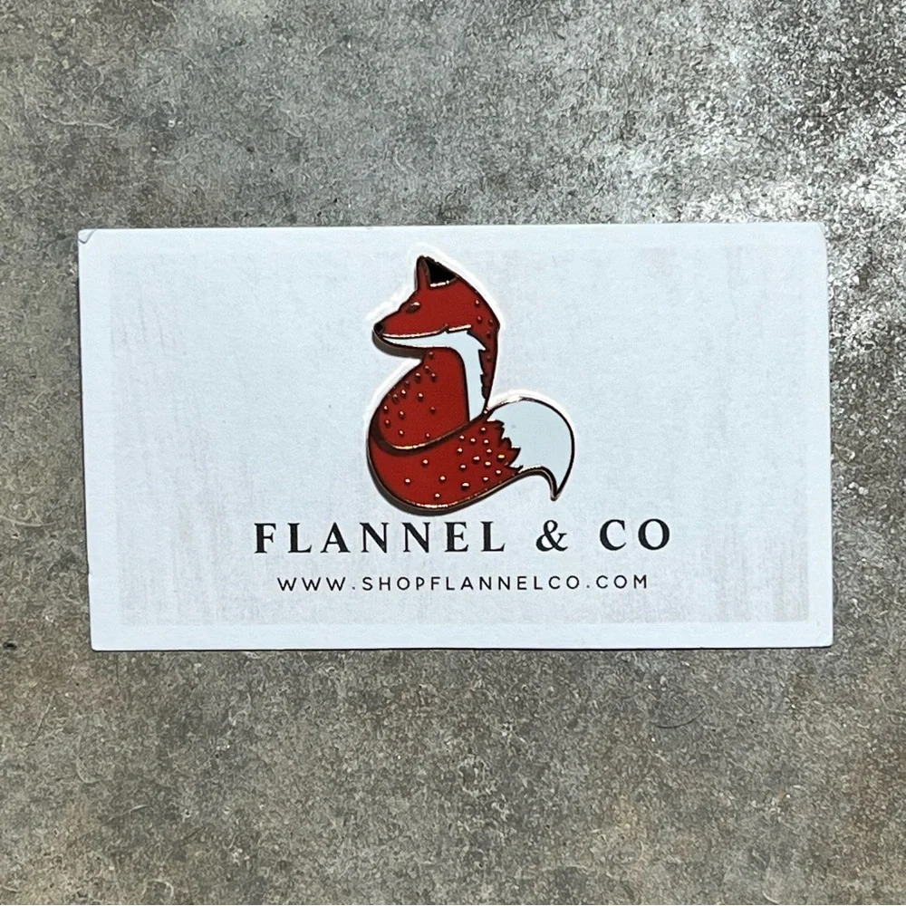 Fox Enamel Pin